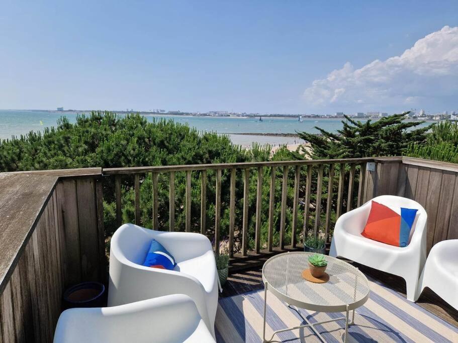 Appartement Aux Minimes Magnifique Vue Mer Au Pied De La Plage 50M2-2Ch. La Rochelle  Eksteriør bilde