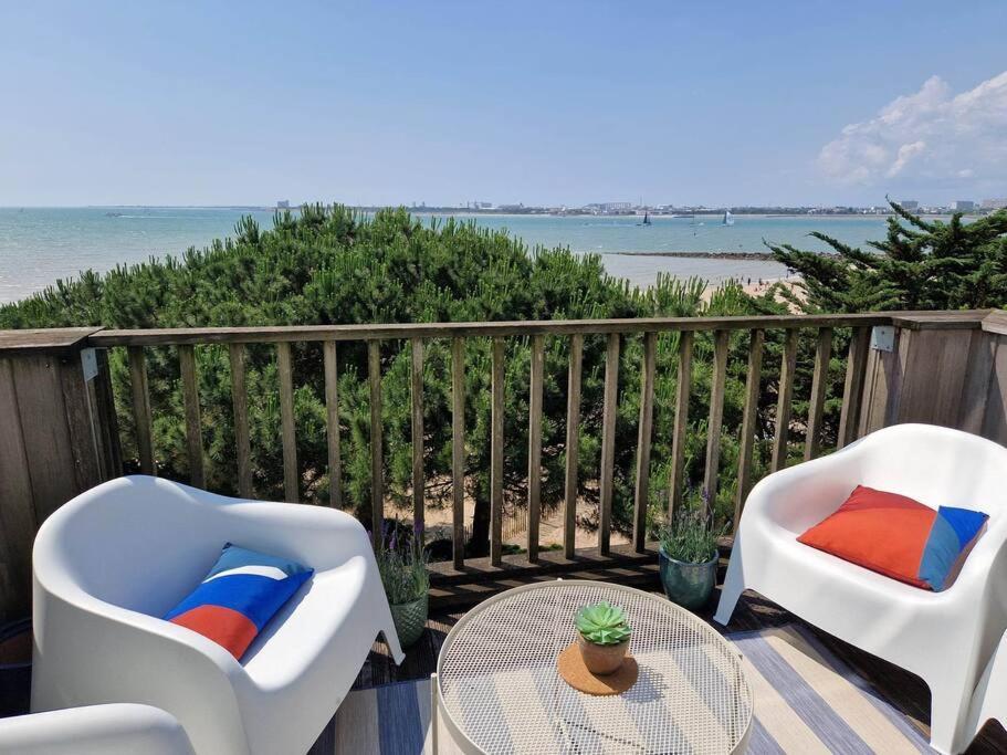 Appartement Aux Minimes Magnifique Vue Mer Au Pied De La Plage 50M2-2Ch. La Rochelle  Eksteriør bilde