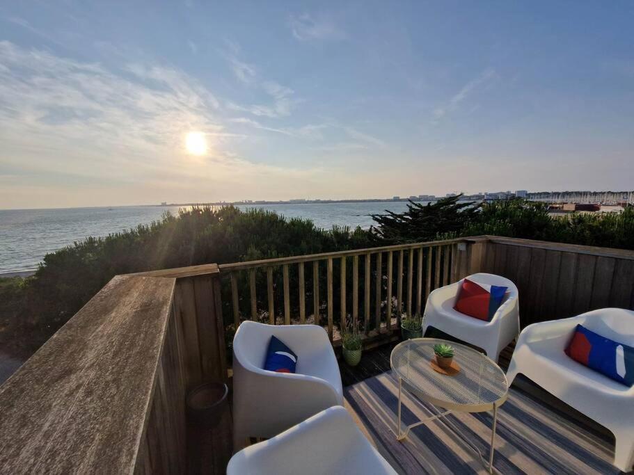 Appartement Aux Minimes Magnifique Vue Mer Au Pied De La Plage 50M2-2Ch. La Rochelle  Eksteriør bilde