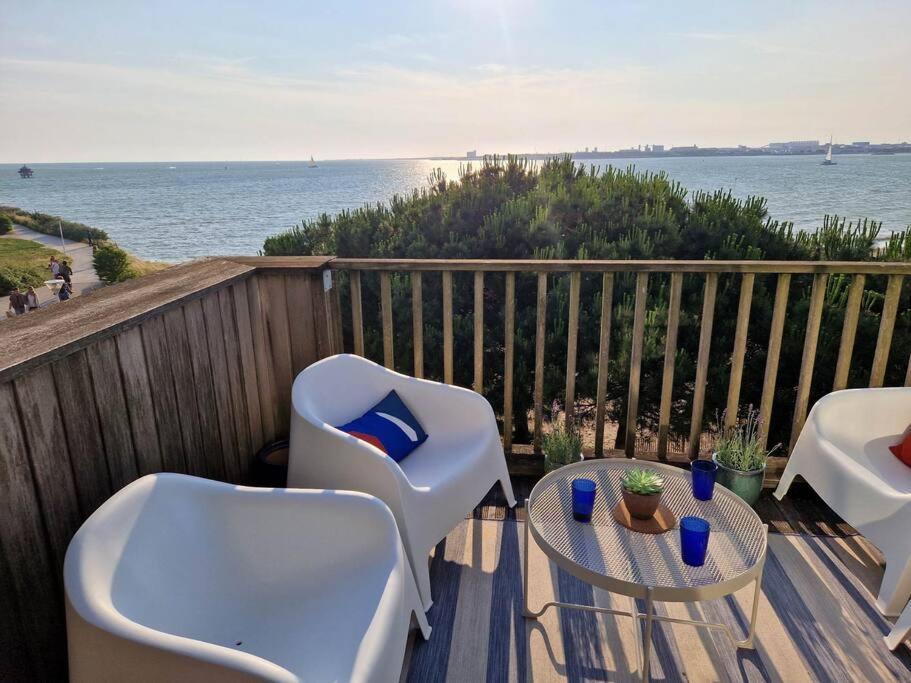 Appartement Aux Minimes Magnifique Vue Mer Au Pied De La Plage 50M2-2Ch. La Rochelle  Eksteriør bilde